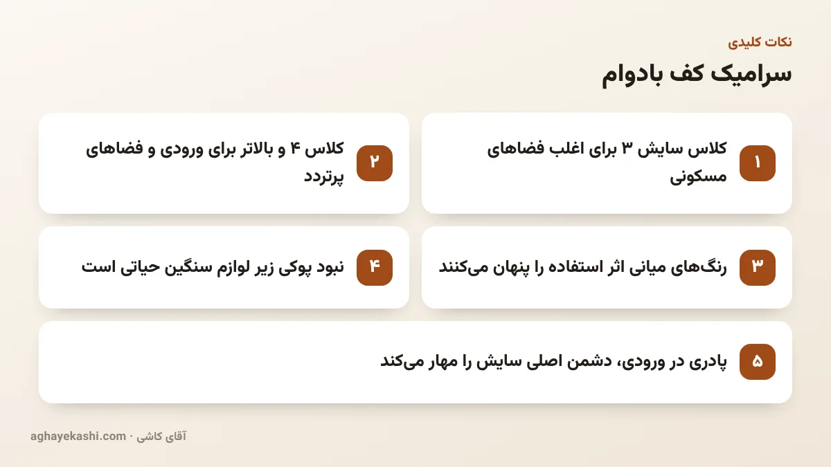 نکات کلیدی سرامیک کف بادوام